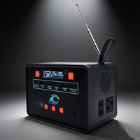 TC TC-F100 110V Guangdong Mini Centrale Électrique Portable LiFePO4 100W MPPT Onde Sinusoïdale Pure Allume-cigare PD Radio FM Démarreur de Voiture