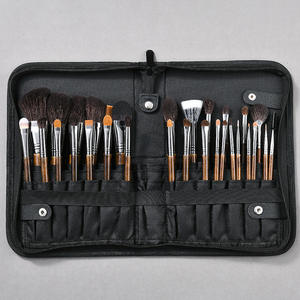 Ensemble de 30 pinceaux de maquillage en poils de chèvre noirs, logo personnalisé, pinceau pour le correcteur et la poudre, marque privée, kit professionnel - Product Image 5