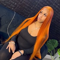 Vente en gros perruque Lace Front de cheveux humains brésiliens perruque de dentelle de cheveux vierges pour les femmes noires perruque de dentelle pré plumée avec des cheveux de bébé