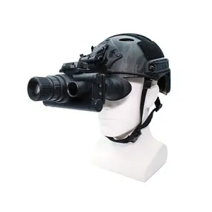 Small Size Night Vision Goggles Iit Gen2 Gen3 Image Intensifier Tube 8x Magnification FOV 10 Helmet Mounted Binocular Night