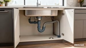 Crépine d'évier de <span class=keywords><strong>cuisine</strong></span> au fini chromé moderne 1 1/2 "en forme de S-Drain léger facile à installer et à nettoyer - Product Image 2
