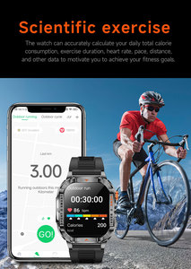 J13 สมาร์ทวอทช์ 2.01" IPS โทรผ่านบลูทูธ IP68 1200mAh กันน้ำ - Product Image 6