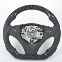 Volant en fibre de carbone pour BMW Série 1/3/5/6/7/8, compatible avec BMW X1 X3 X5 X6 E30 E34 E36 E46 E81 E70 E82 E87 E90 E91 E92 E93E88E60