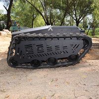 Tins-8 - Máquina Robótica para Recoger Pelotas de Golf, Chasis Robótico con Orugas de Goma, Suspensión Independiente, Menos Daño al Césped