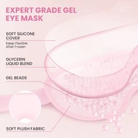 Patchs corporels personnalisés avec logo, masque oculaire chaud/froid pour les yeux gonflés, les yeux qui démangent, les cernes, masque rafraîchissant pour la récupération post-chirurgie et le soulagement du stress et de la tension