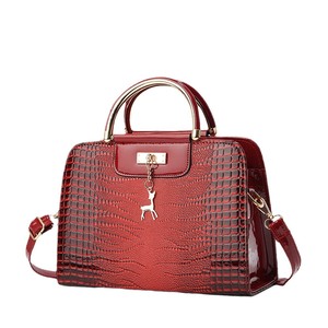 Glossy Stone Textured Women's Handbag Small <b>Square</b> Pu Crossbody Shoulder Bag Solid Color Water Resistant Everyday Use - Product Image 5