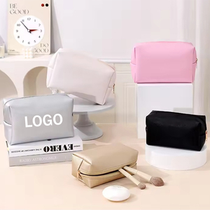 Borse Cosmetiche in Pelle PU Personalizzabili con Logo, Portatili e Alla Moda per Trucchi e Articoli da Toeletta per Donne - Product Image 1