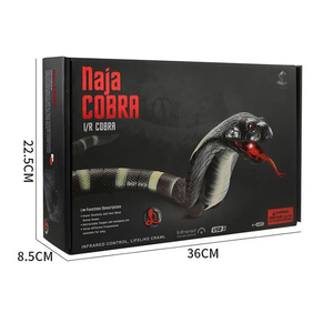 Halloween prank đồ chơi trứng Rattlesnake thực tế naja hồng ngoại RC động vật IR điều khiển từ xa rắn - Product Image 6