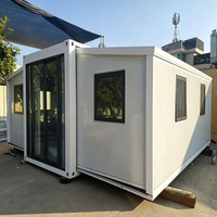 Maison conteneur modulaire préfabriquée extensible de 20 pieds et 40 pieds pour une installation facile