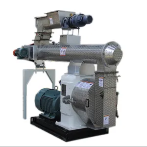 0.5-6t/h đa chức năng Ngô Hammer Mill với Feeder cho Thức ăn viên dòng