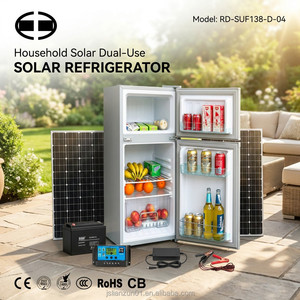 Refrigerador Solar de Doble Puerta Z 138L, 12V 24V, Refrigeración y Conservación de Doble Propósito con Generación de Energía Fotovoltaica, Corriente Directa - Product Image 2