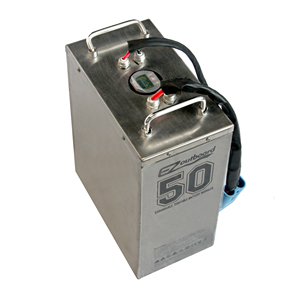แบตเตอรี่แบบชาร์จได้ 48V 50AH รุ่น EB-4850 ขยายความจุได้ ตัวเรือนสแตนเลส ระบบจัดการแบตเตอรี่อัจฉริยะ BMS รองรับการปล่อยกระแสไฟ 150A - Product Image 2