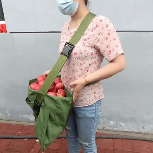 Outils agricoles Tabliers de récolte durables Aide à la ferme Jardin Sac de stockage de <span class=keywords><strong>fruits</strong></span> et légumes Sacs de <span class=keywords><strong>cueillette</strong></span> de <span class=keywords><strong>fruits</strong></span> portables - Product Image 2