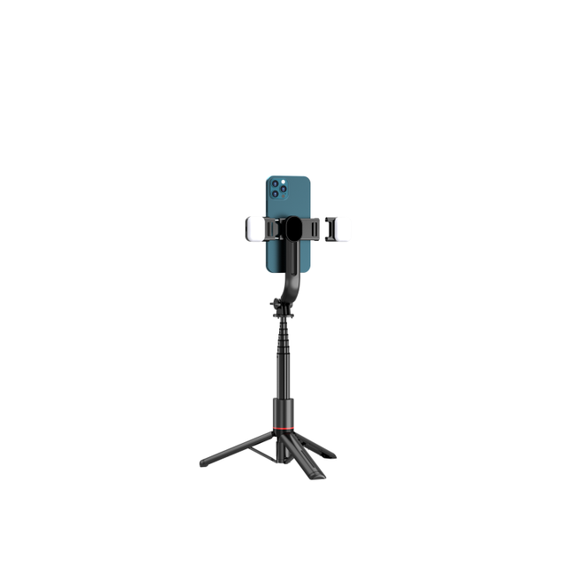Premium Quality Phone Tripod for Smartphone for YouTube Dual Light System Extension Pole with Wrist Strap Remote