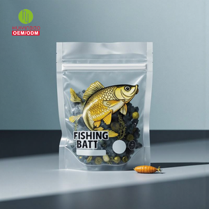 Empaquetado de Plástico Personalizado para Alimentos, Bolsas de Embalaje con Cierre para Camarones, Impresión Táctil, Bolsas Laminadas con Cierre para Cebo de Pesca - Product Image 6