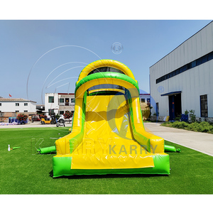 Parcours d'obstacles gonflable en PVC de haute qualité avec mur d'escalade, château gonflable extérieur avec toboggan pour enfants et adultes - Product Image 4