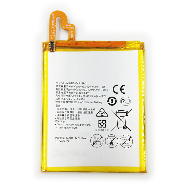 Replacement Batteries HB396481EBC for Huawei CAM L03 Ascend G7 PLUS G8 Honor 5X G8X RIO L03 -UL00/AL00/TL00