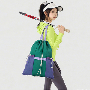 Outdoor Hiking Drawstring Closure Tennis Backpack Lightweight Unisex Travel Badminton Racket Bag Shoulders Casual Daypack - Product Image 4