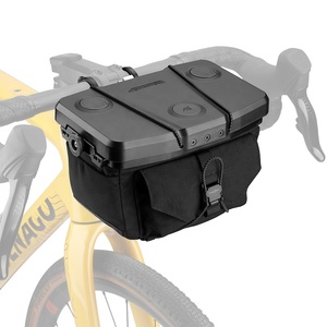 Bolsa de Manillar para <span class=keywords><strong>Bicicleta</strong></span> RHINOWALK Space Station 3.3L, Bolsa Delantera para <span class=keywords><strong>Bicicleta</strong></span> con Soporte de Liberación Rápida, Bolsa de Almacenamiento para Ciclismo para <span class=keywords><strong>Bicicleta</strong></span> de Gravel - Product Image 2