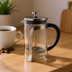 Leopold Vienna French Press Coffee <b>Maker</b> 5 Cups Glass Metal Plunger - Product Image 3