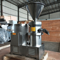 Petite machine à beurre de cacahuète, moulin colloïdal pour soja et piment, machine électrique à tahini pour petites entreprises
