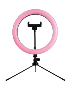 China Supplier with Tabletop Tripod Stand & Phone Holder Remote Control Dimmable RGB Ring Selfie Light