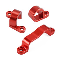 NICECNC Klem Panduan Selang Rem Sepeda Motor untuk Honda CRF 450R 450X 250R CRF450R CRF450X CRF250R 2010-2013 2012 Aksesori