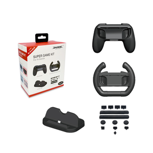 SYYTECH Kit <span class=keywords><strong>de</strong></span> Volante <span class=keywords><strong>para</strong></span> Juegos, Base <span class=keywords><strong>de</strong></span> Carga, Soporte, Cubierta Antipolvo <span class=keywords><strong>para</strong></span> <span class=keywords><strong>Nintendo</strong></span> <span class=keywords><strong>Switch</strong></span> NS, Accesorios <span class=keywords><strong>para</strong></span> Juegos - Product Image 6