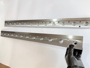 <span class=keywords><strong>Lame</strong></span> de couteau à coupe transversale industrielle pour la fabrication de sacs et la découpe du papier |   Couteau de coupe mécanique en acier inoxydable HSS / D2 |   Dekeer - Product Image 4