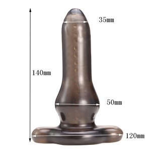 Dilatatore Anale in Silicone Trasparente, Plug Anale Cavo, Giocattoli Erotici per Espansione Anale per <span class=keywords><strong>Gay</strong></span> - Product Image 6