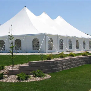 Large Chapiteau Evénementie Waterproof Pvc 300 500 People Event Bache Pour Evenement White Marquee Canopy Party Wedding Tent - Product Image 2