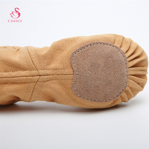 E5035 Chaussures <span class=keywords><strong>de</strong></span> ballet en toile extensible <span class=keywords><strong>de</strong></span> haute qualité Chaussures <span class=keywords><strong>de</strong></span> ballet élastiques pour filles - Product Image 2
