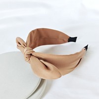Serre-têtes personnalisés en satin avec nœud oreilles de lapin, Vente directe usine, Bandeaux élégants en tissu doux pour femmes, Accessoires capillaires quotidiens
