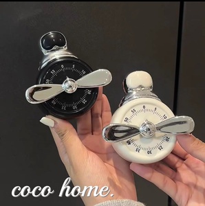 Minuteur mécanique magnétique de style pilote pour la cuisine et la pâtisserie, avec alarme de compte à rebours - Aucune pile requise - Product Image 3