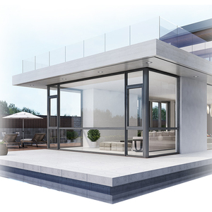 Bão bằng chứng hợp kim nhôm hiện đại Swing Windows màn hình từ louver thiết kế màn hình thép không gỉ cho căn hộ phòng tắm - Product Image 3