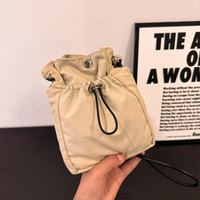 Tas Selempang Ponsel Nilon Serbaguna Kasual Musim Semi Musim Panas, Ransel Mini Ringan, Dompet Koin Sederhana Modis, Tempat Earphone Poliester
