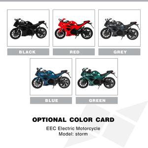 Bicicleta de Motor eléctrico 2023 con envío gratis Motor bicicleta huracán alta velocidad 72V 5000W motocicleta eléctrica de carreras para adultos - Product Image 6