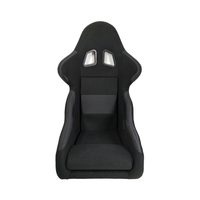 JBR1089 Double couche personnalisable épaissie lisse solide cuir PU squelette en fibre de carbone siège de voiture de course sièges de voiture modifiés
