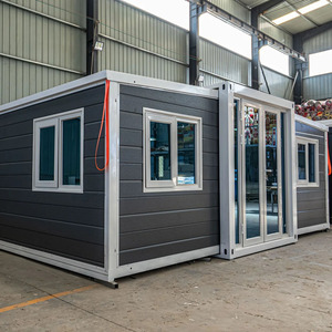 บ้านสำเร็จรูปเคลื่อนที่แบบขยายได้ขนาด 40 ฟุต ตู้คอนเทนเนอร์ขนส่งสินค้าขนาด 40 ฟุต แบบพับได้ ทรงสูงพิเศษ พร้อมห้องน้ำ - Product Image 6