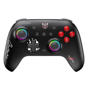Onikuma con quay hồi chuyển sáu trục 3D C1 Tay cầm chơi game RGB cần điều khiển Phím điều khiển quay lại Phím định nghĩa vĩ mô chế độ kép không dây điều khiển trò chơi - Product Image 1