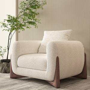 Conjunto de muebles modernos para sala de estar, sala de estar suave, moderno, minimalista, en forma de <span class=keywords><strong>L</strong></span>, seccional, de tela de lino blanca, sofá Modular - Product Image 5