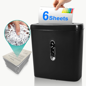 Déchiqueteuse Suntech à 6 feuilles pour <span class=keywords><strong>papier</strong></span>/cartes de crédit/agrafes/clips, <span class=keywords><strong>meilleure</strong></span> déchiqueteuse de <span class=keywords><strong>papier</strong></span> de bureau - Product Image 2
