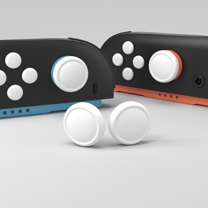 Switch 2 <b>Controller</b> Button Caps+Thumb <b>Grip</b> Set - 2 Silicone Colorful ABXY Directional Button Covers & 2 Joystick Caps for Joycon - Product Image 5