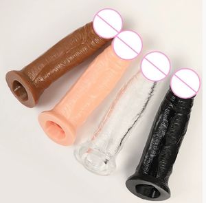 Herren Herren Kristall Transparent Kondom Wolf Zähne Set Herren Penis Lock Sperma Ring Kondome Dildo Penis Ärmel - Product Image 2