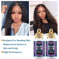 Formula Baru yang Ditingkatkan Tersedia Harga Grosir Lem Wig Tahan Air Perekat Rambut Lem Wig Tak Terlihat untuk Kulit Berminyak
