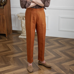 <span class=keywords><strong>Pantaloni</strong></span> Casual da uomo di grandi dimensioni con corda elastica a metà vita in cotone traspirante <span class=keywords><strong>pantaloni</strong></span> sportivi con Logo personalizzato motivo dritto - Product Image 2