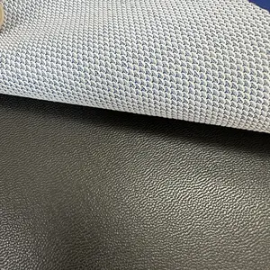 Fashion grosir 0.7mm pvc pu kain kulit sintetis buatan untuk kursi mobil Aksesori sofa produsen