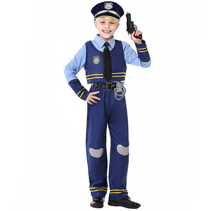 <span class=keywords><strong>Costume</strong></span> de déguisement de <span class=keywords><strong>policier</strong></span> unisexe pour Halloween, <span class=keywords><strong>costume</strong></span> de cosplay pour enfants, robe pour filles, vêtements avec accessoires et jouets - Product Image 5