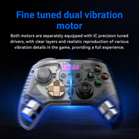 Nouvelle manette de jeu multiplateforme G7 à effet Hall, taux de réponse 1000 Hz, filaire et sans fil 2.4G, pour PC, Switch, P4, Android, iOS