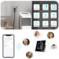 Harga pabrik Eropa stop kontak listrik cerdas Prancis colokan Tuya Zigbee Wifi soket dinding daya pintar